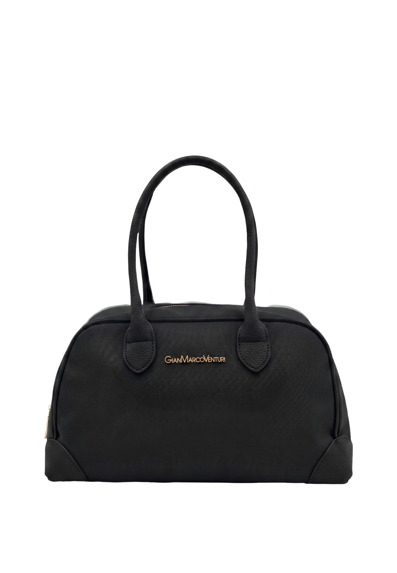 Borsa a Spalla in Pvc Nero