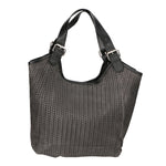 Elettra Borsa a mano da donna Vera pelle 80050-GRIGIO Gave Lux