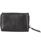 Portafoglio unisex in vera pelle Made in Italy SN2827847-BLACK Santini Firenze