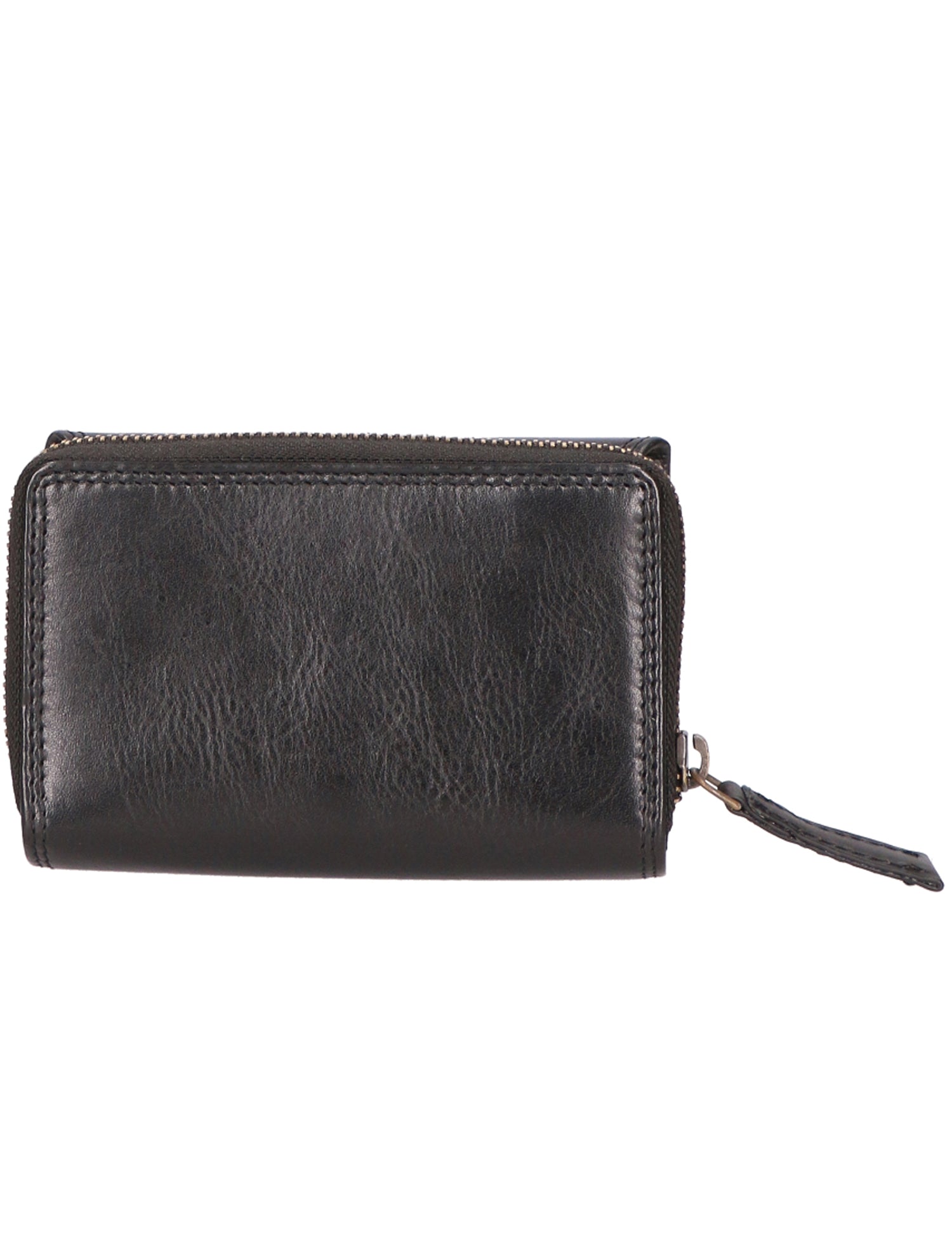 Portafoglio unisex in vera pelle Made in Italy SN2827847-BLACK Santini Firenze