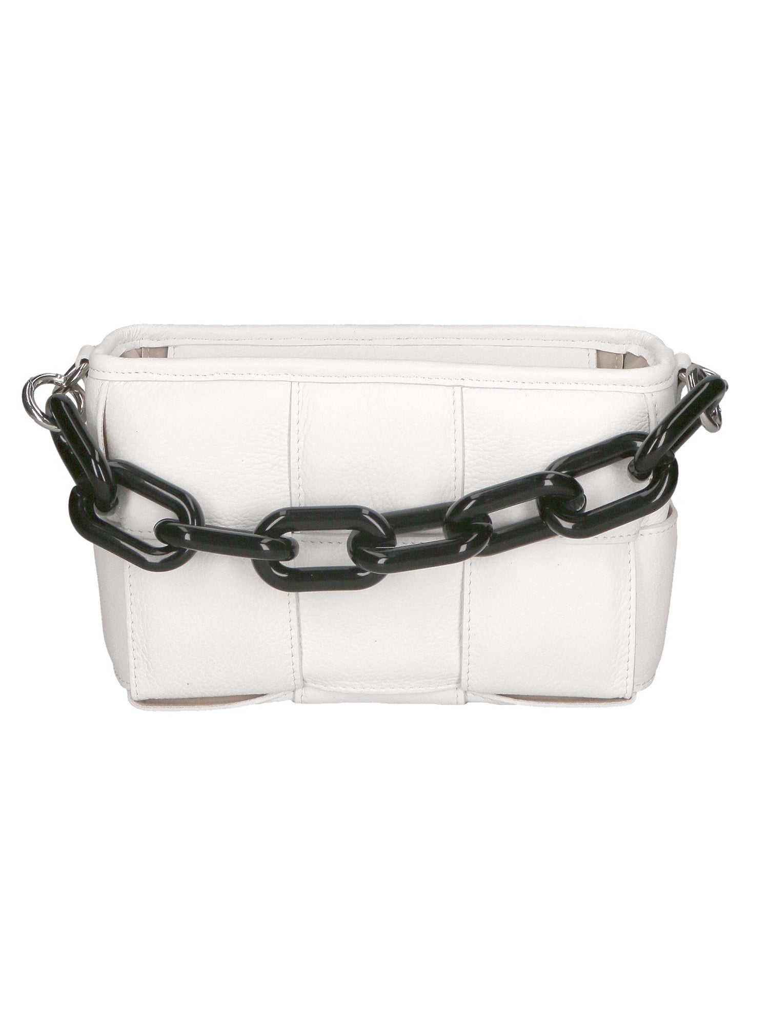 Aida Borsa a mano da donna Vera pelle 04722-BIANCO WHITE Gave Lux