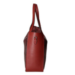 Aura Borsa a spalla da donna Vera pelle stampata lizard 05517-D10 RUBINO L019 RUBINO Gave Lux
