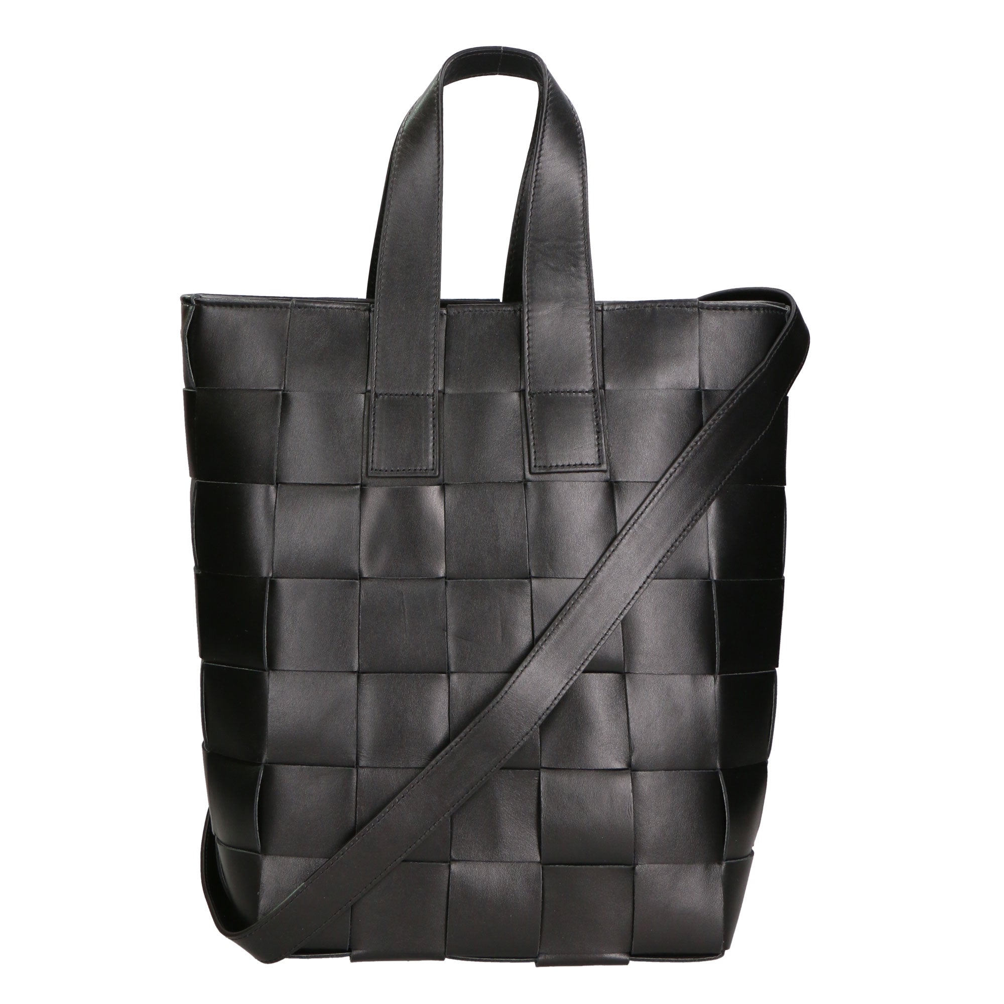 Borsa a mano da donna 100% pelle MYB-6026-FW-0000 NERO My Best Bag
