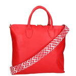 Ginny Borsa a spalla da donna Vera pelle 05981-D58 ROSSO FERRARI Gave Lux