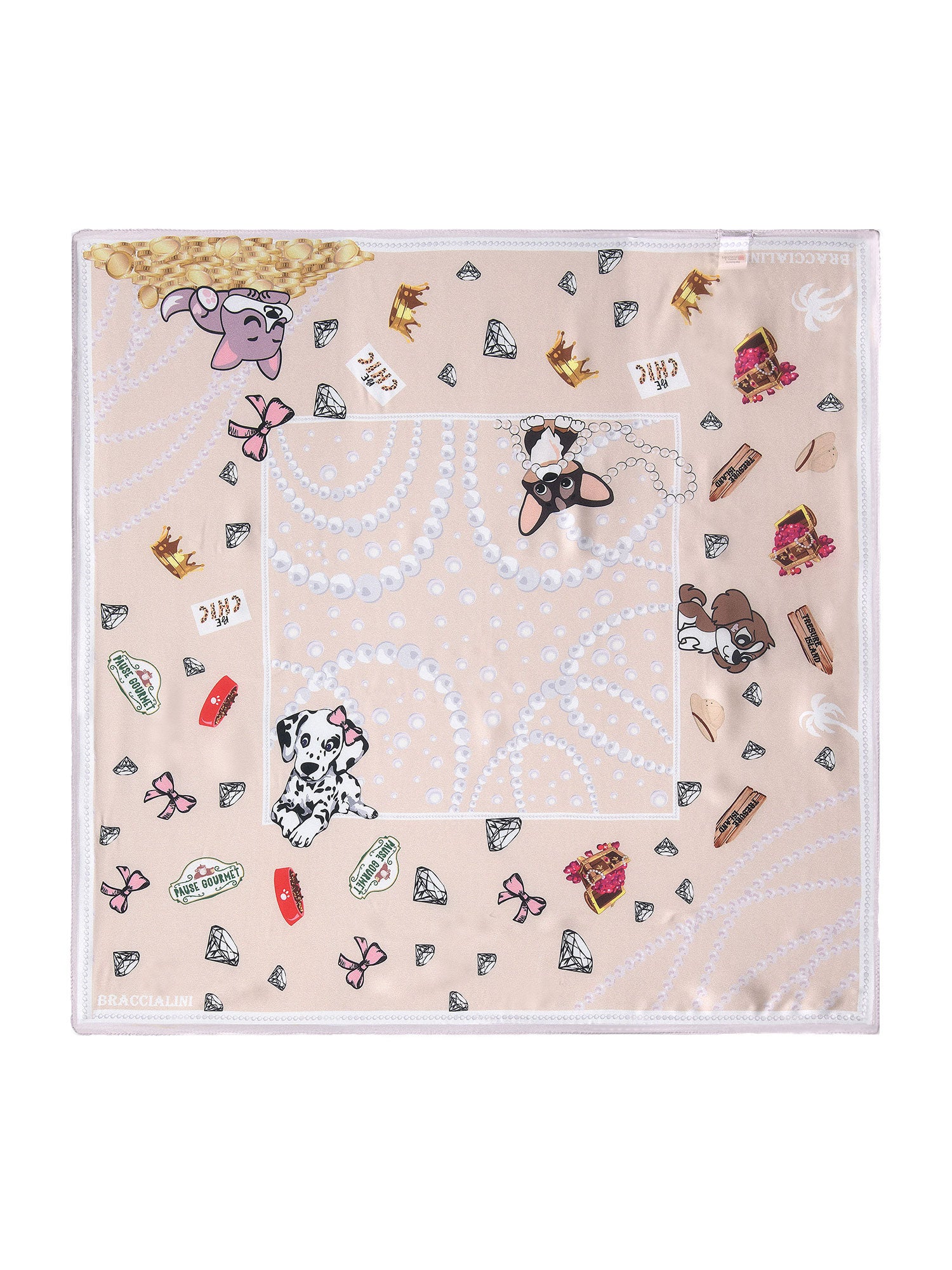 Lisbet Foulard da donna 100% Poliestere BFR325-UNICO Braccialini