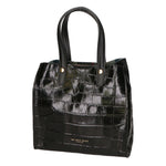 Borsa a mano da donna Pelle Croco Stampata MYB-6027-FW-C28 NERO My Best Bag