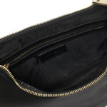 Borsa a spalla da donna 100% poliuretano LAILA-MACRO-BLACK-BRUSH GOLD Marc Ellis