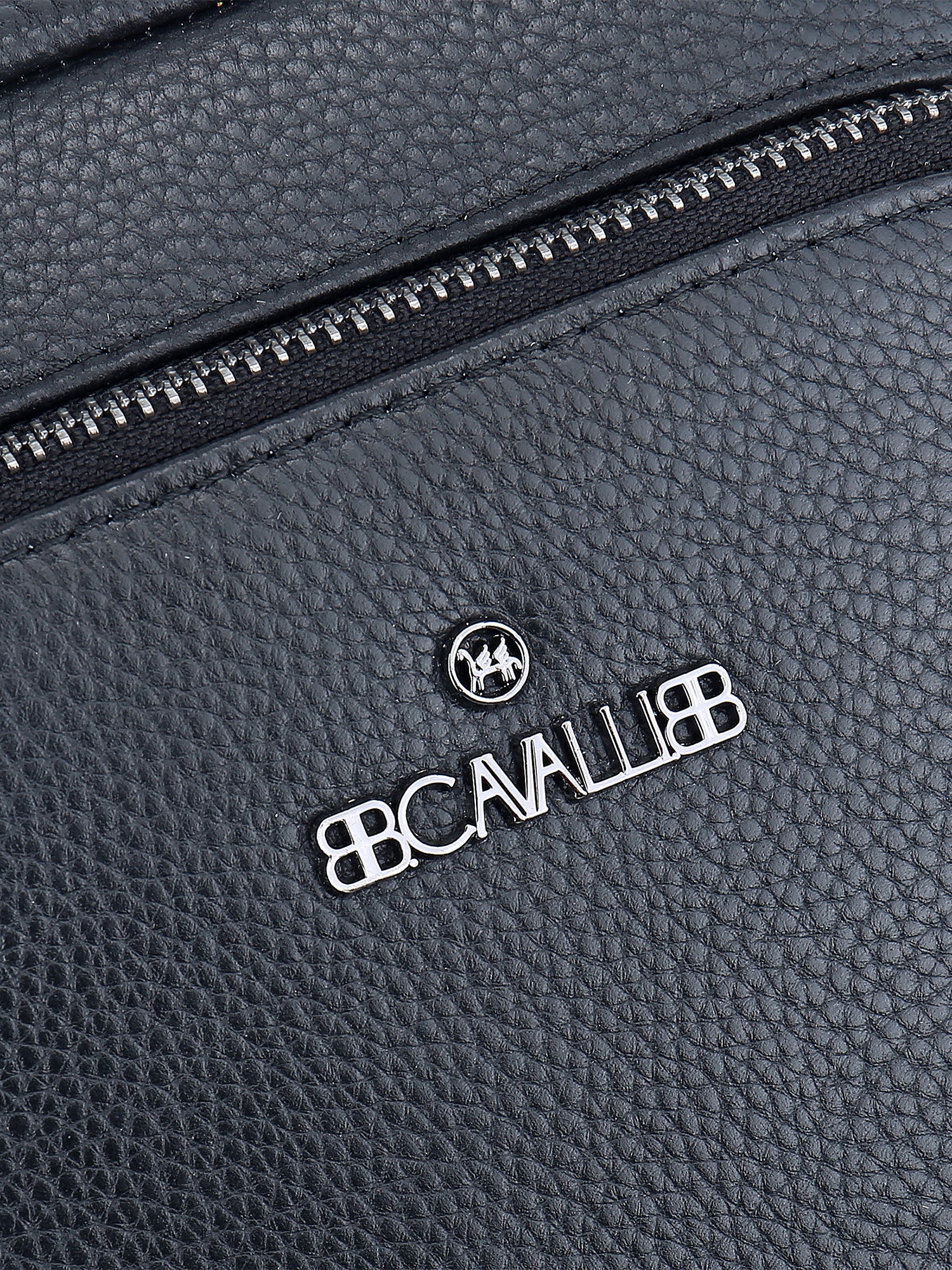 Borsa a tracolla uomo vera pelle Casual BC1481-BLACK B Cavalli