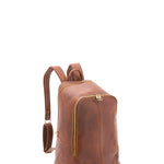 Zaino unisex in vera pelle 100% cotone 4428-MARRONE Alessia Firenze