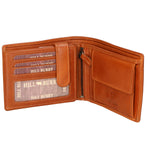 Portafoglio uomo in vera pelle RFID HILB-6705-CUOIO Hill Burry