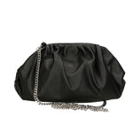 Quinta Borsa a tracolla donna Vera pelle 01448-D28 NERO BLACK Gave Lux