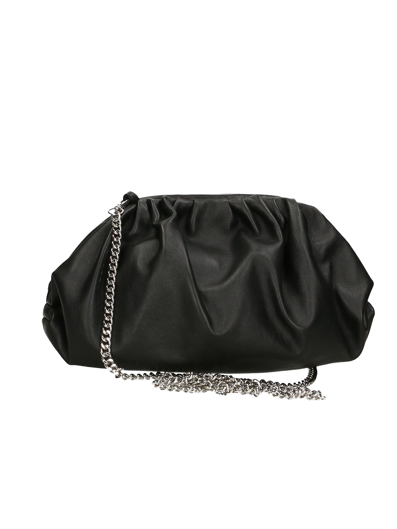 Quinta Borsa a tracolla donna Vera pelle 01448-D28 NERO BLACK Gave Lux