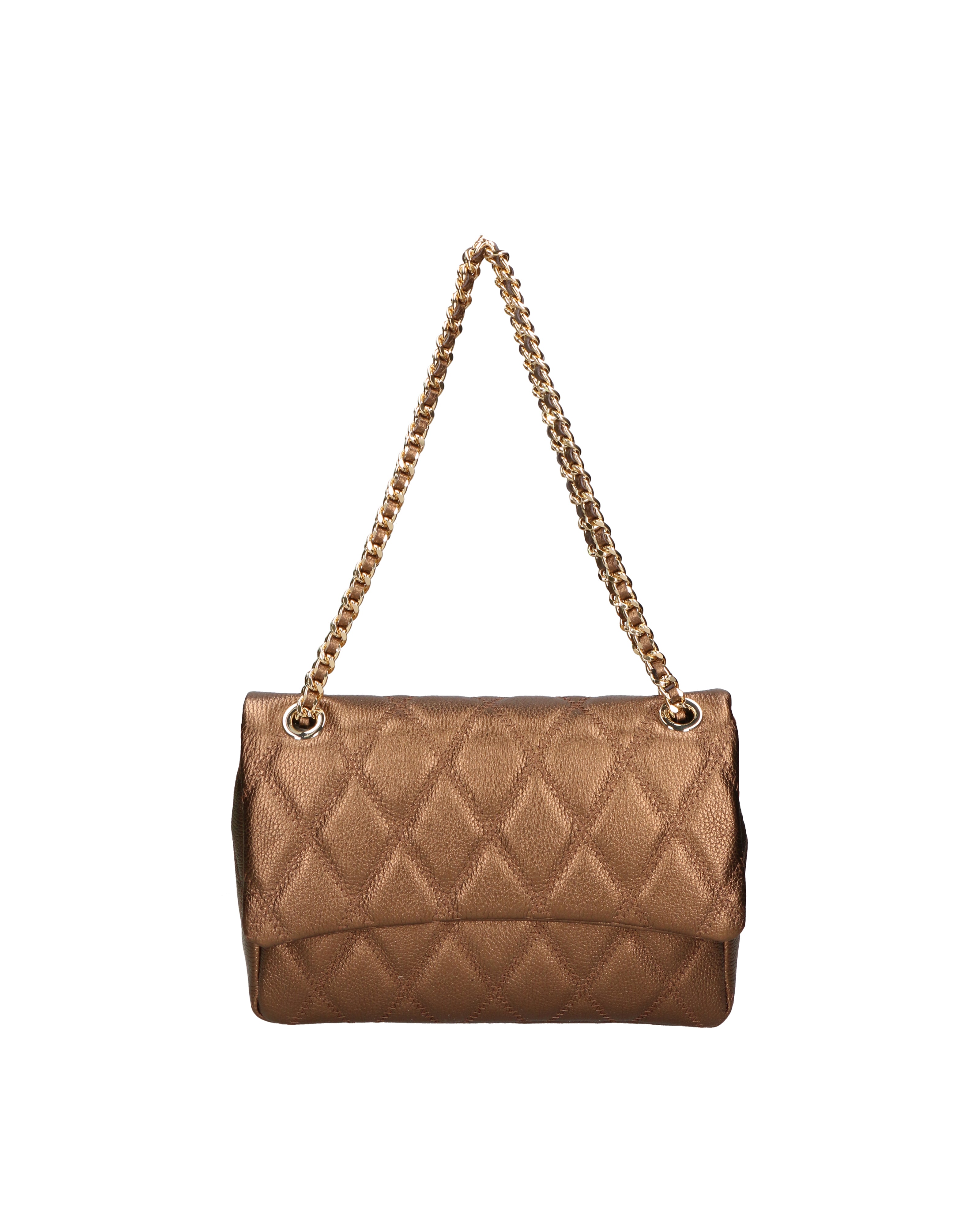 Argentia Borsa a tracolla da donna Vera pelle 04228-DL11 BRONZO Chiara Ferretti