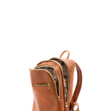 Zaino in vera pelle unisex 100% cotone 4316-MIELE Alessia Firenze