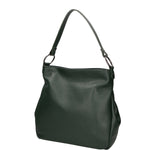 Bea Borsa a spalla da donna 100% pelle 05710-D14 VERDE SCURO DARK GREEN Gave Lux