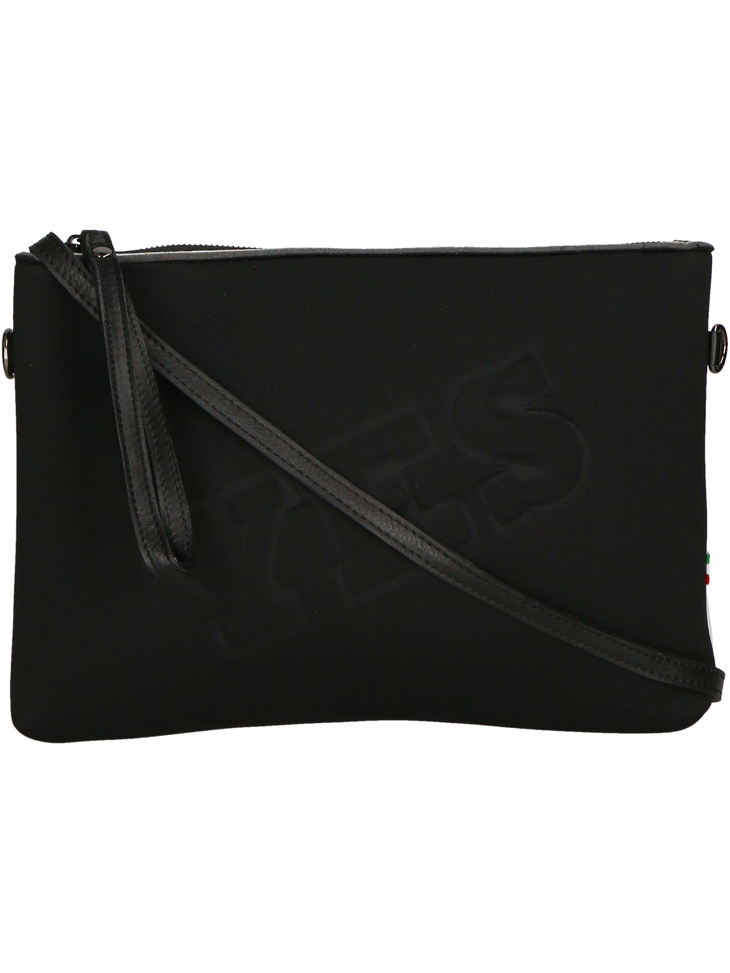 Ottavia Borsa a spalla da donna Neoprene 1331-BIANCO+NERO Gave Lux