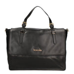 Valoria Prime Borsa a spalla da donna 100% pelle B17213-NERO Braccialini