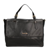 Valoria Prime Borsa a spalla da donna 100% pelle B17213-NERO Braccialini
