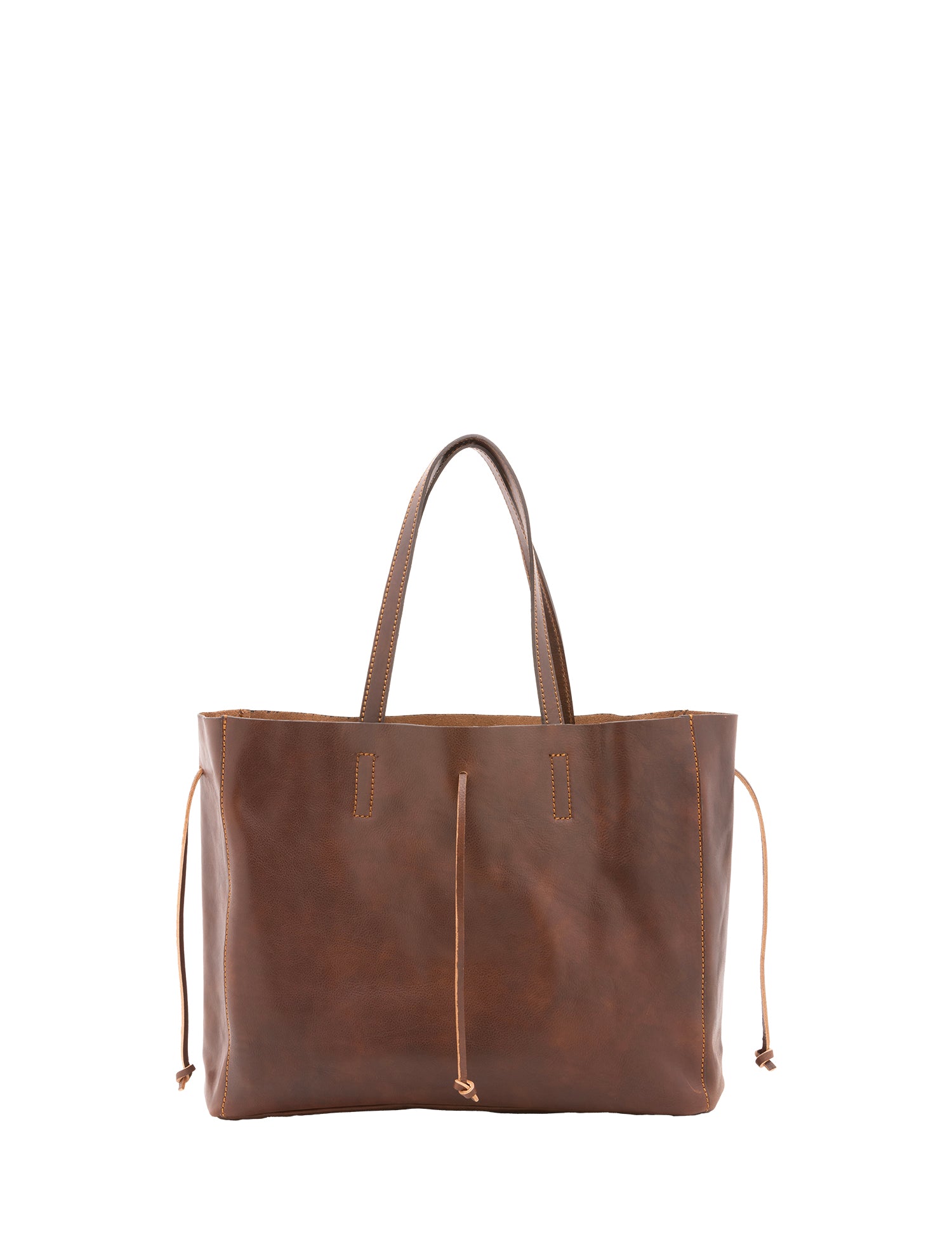 Borsa a mano unisex vera pelle Made in Italy 4611-TESTA DI MORO Alessia Firenze