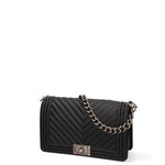 Borsa a mano da donna 100% Pvc FLAT-M 24-BLACK - BRUSH CDF Marc Ellis