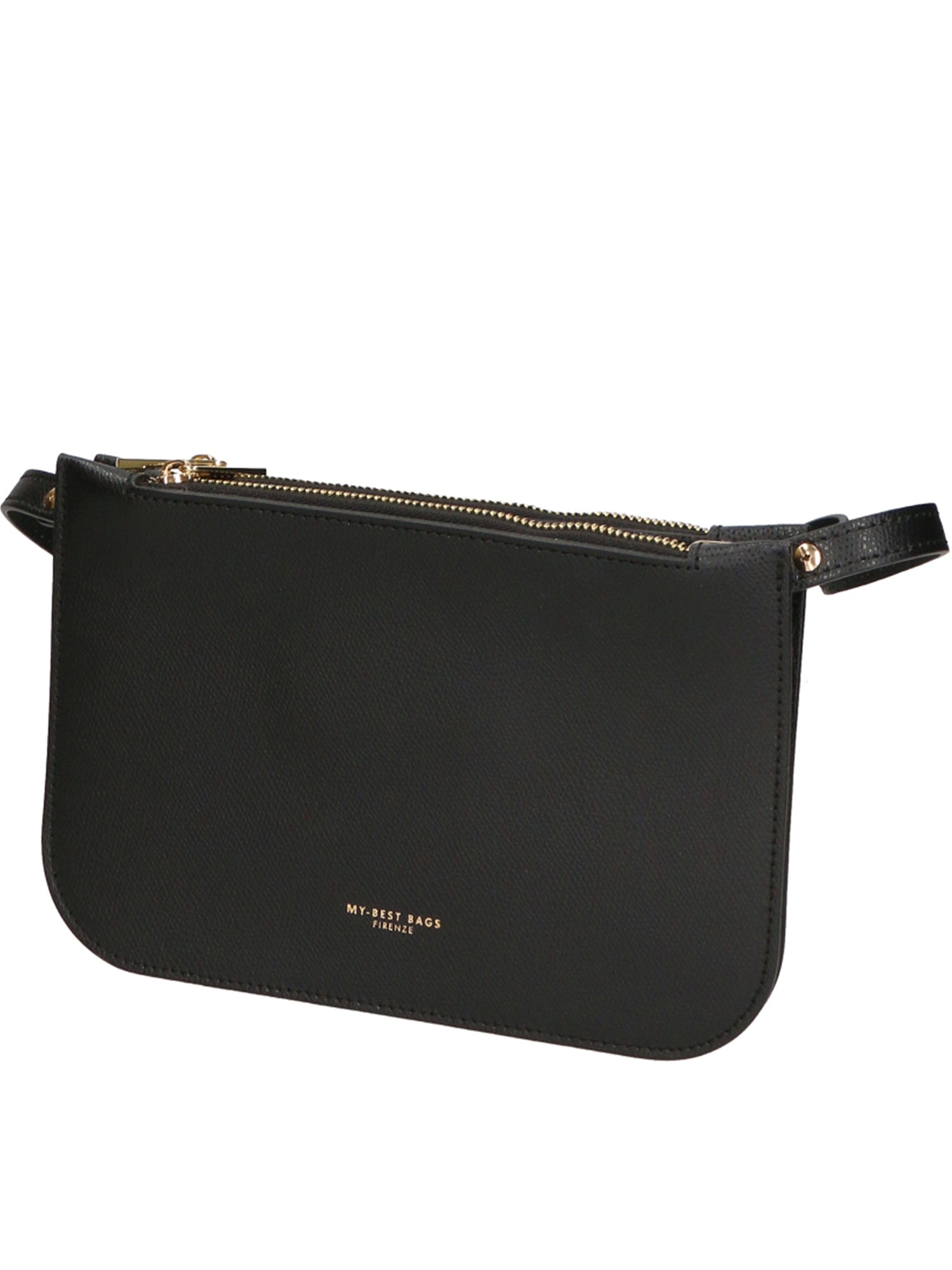 Borsa a tracolla da donna Vera pelle MYB-8029-FW-NERO My Best Bag
