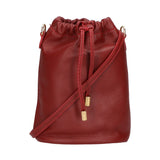 Angela Women's Genuine Leather Hobo Bag Made in Italy 20x16x7 cm