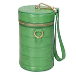Borsa a spalla da donna Vera pelle coccodrillo MYB-7023-SS-C47 VERDE My Best Bag
