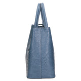 Letizia Borsa a mano da donna Pelle stampata croco 06542-CARTA ZUCCHERO Gave Lux