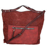 Rosalia Borsa a mano da donna Ecopelle LK0231-BORDEAUX Gave Lux