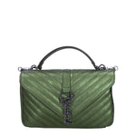 Volterra Borsa a tracolla da donna Vera Pelle 1626-VERDE Gave Lux