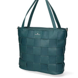 Zelia Lux Borsa a spalla da donna Vera Pelle 2118-D33 PETROLIO Chiara Ferretti