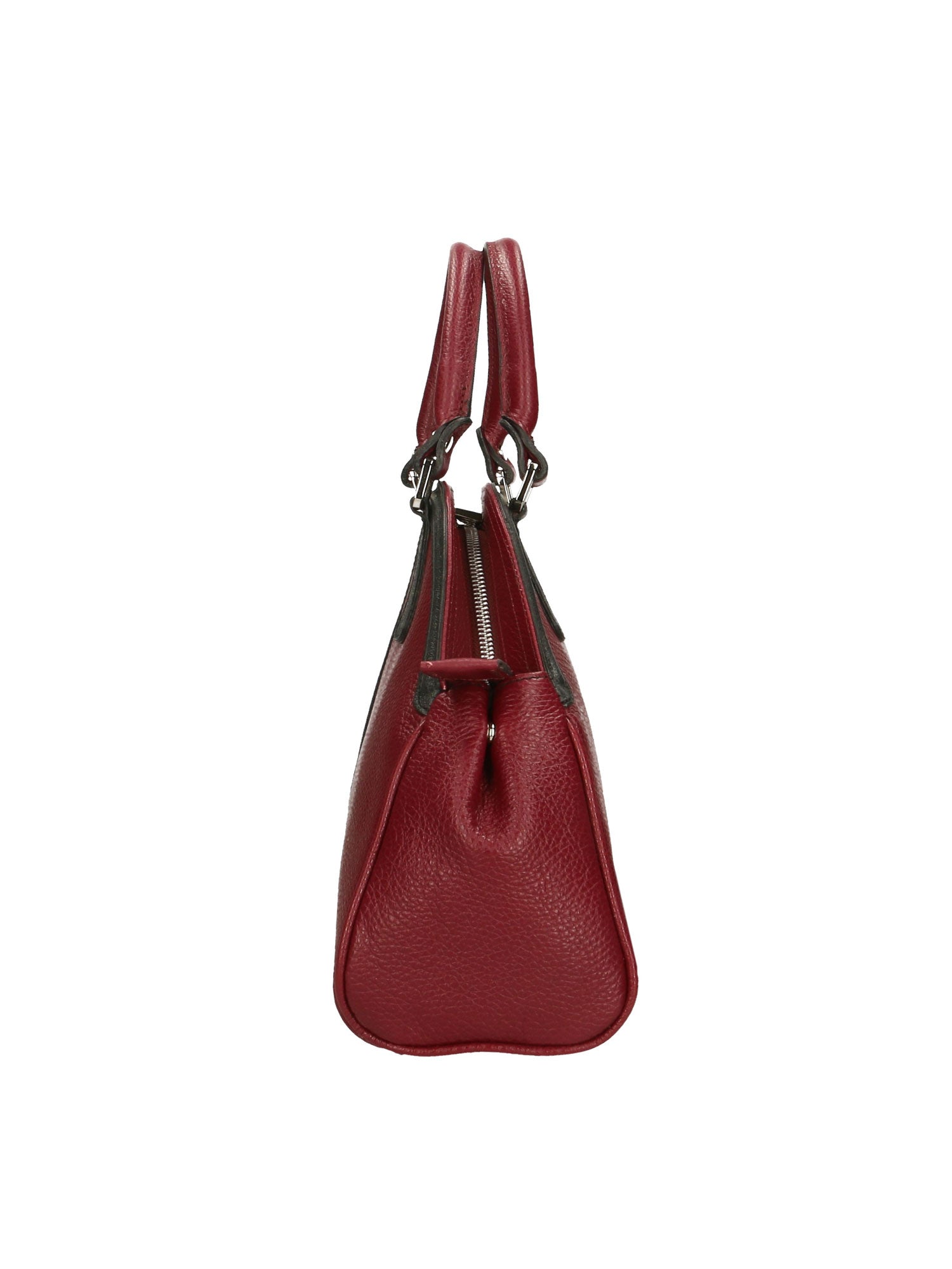 Emeraude Borsa a mano da donna Vera Pelle 6710-BORDO+NERO Gave Lux