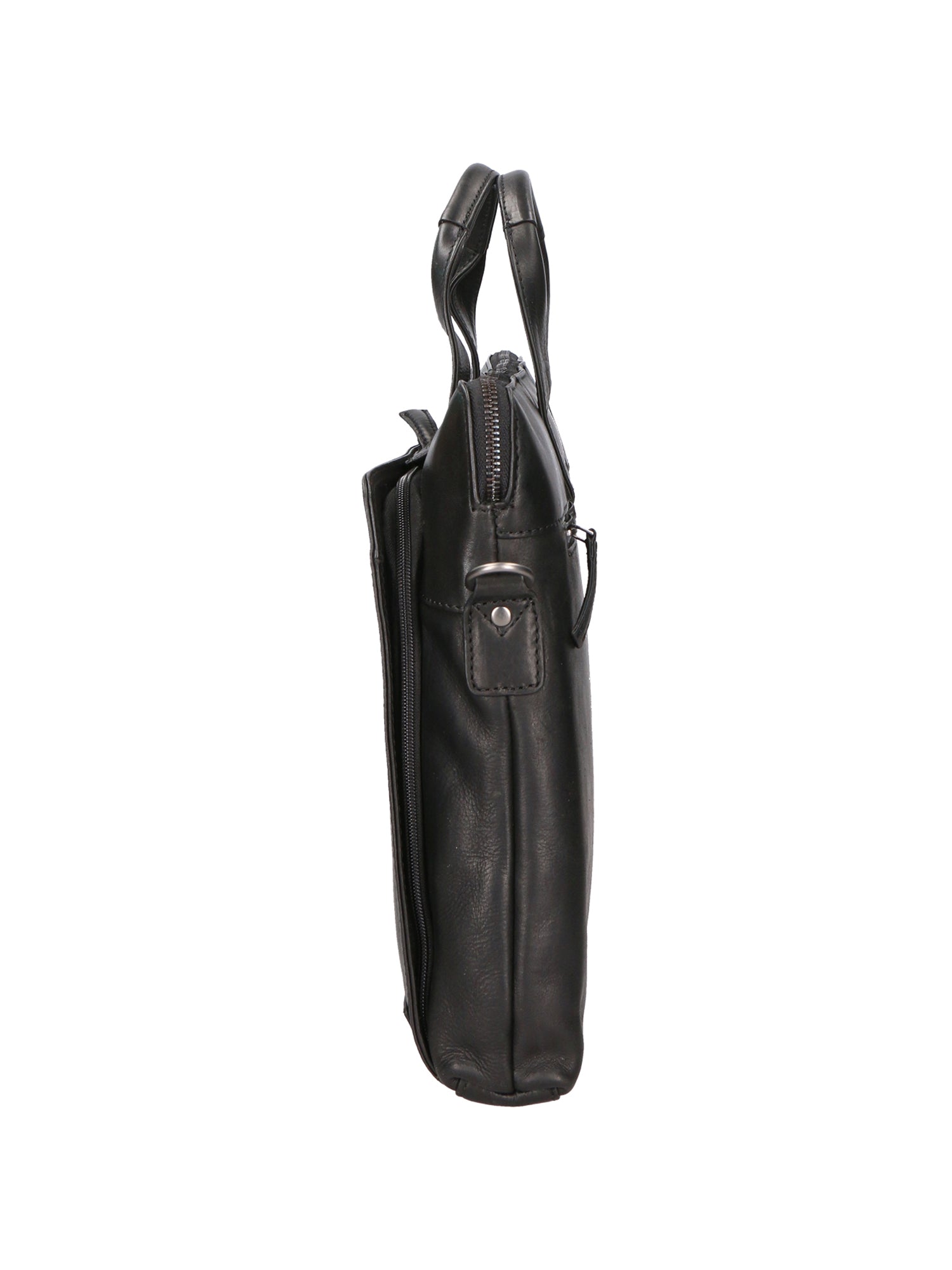 Borsa a tracolla unisex vera pelle Tutte le stagioni SN5862647-BLACK Santini Firenze
