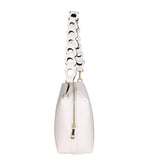 Livia Borsa a spalla da donna Vera pelle 06443-BIANCO Gave Lux