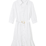 Vestito in Cotone Bianco