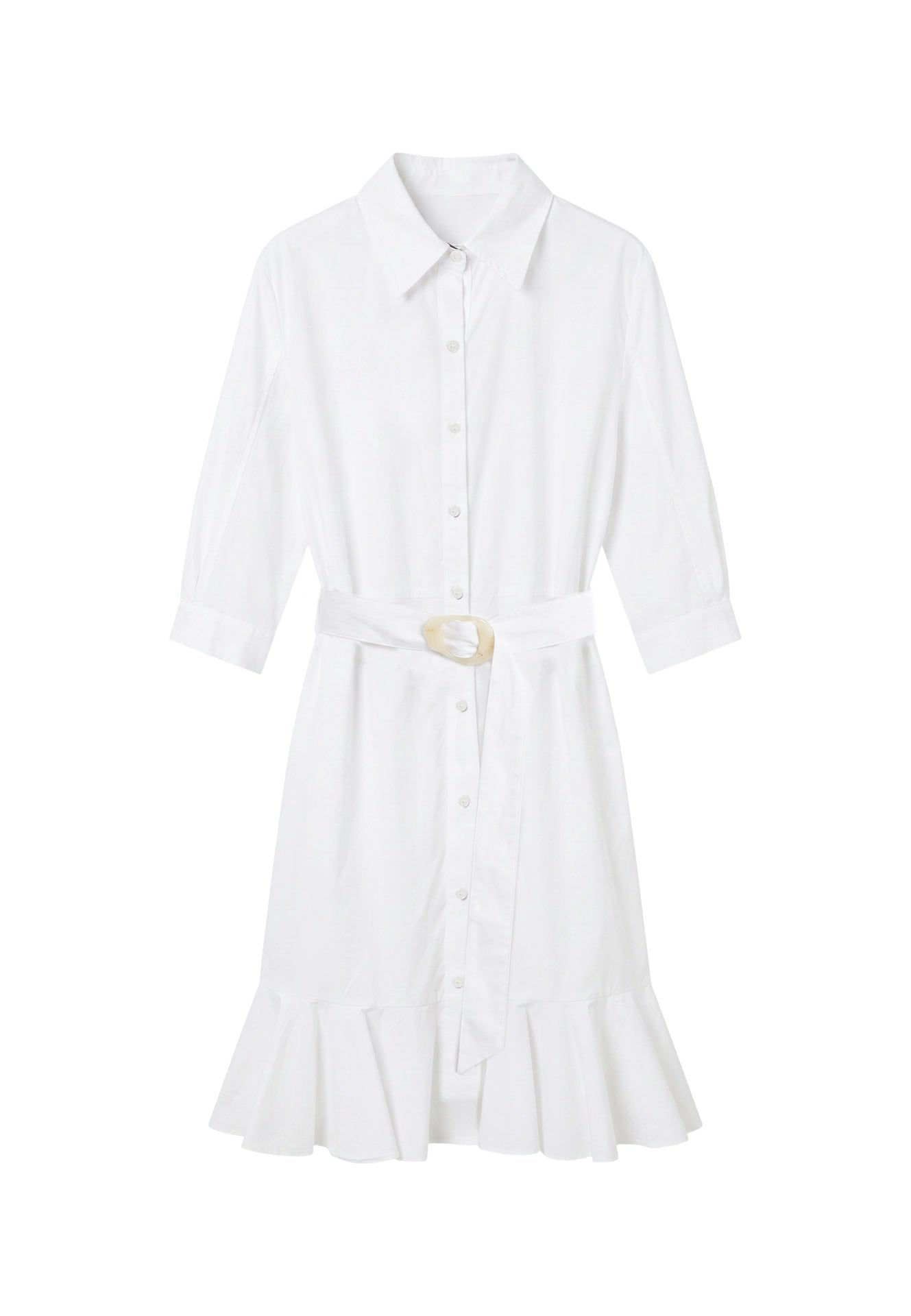 Vestito in Cotone Bianco