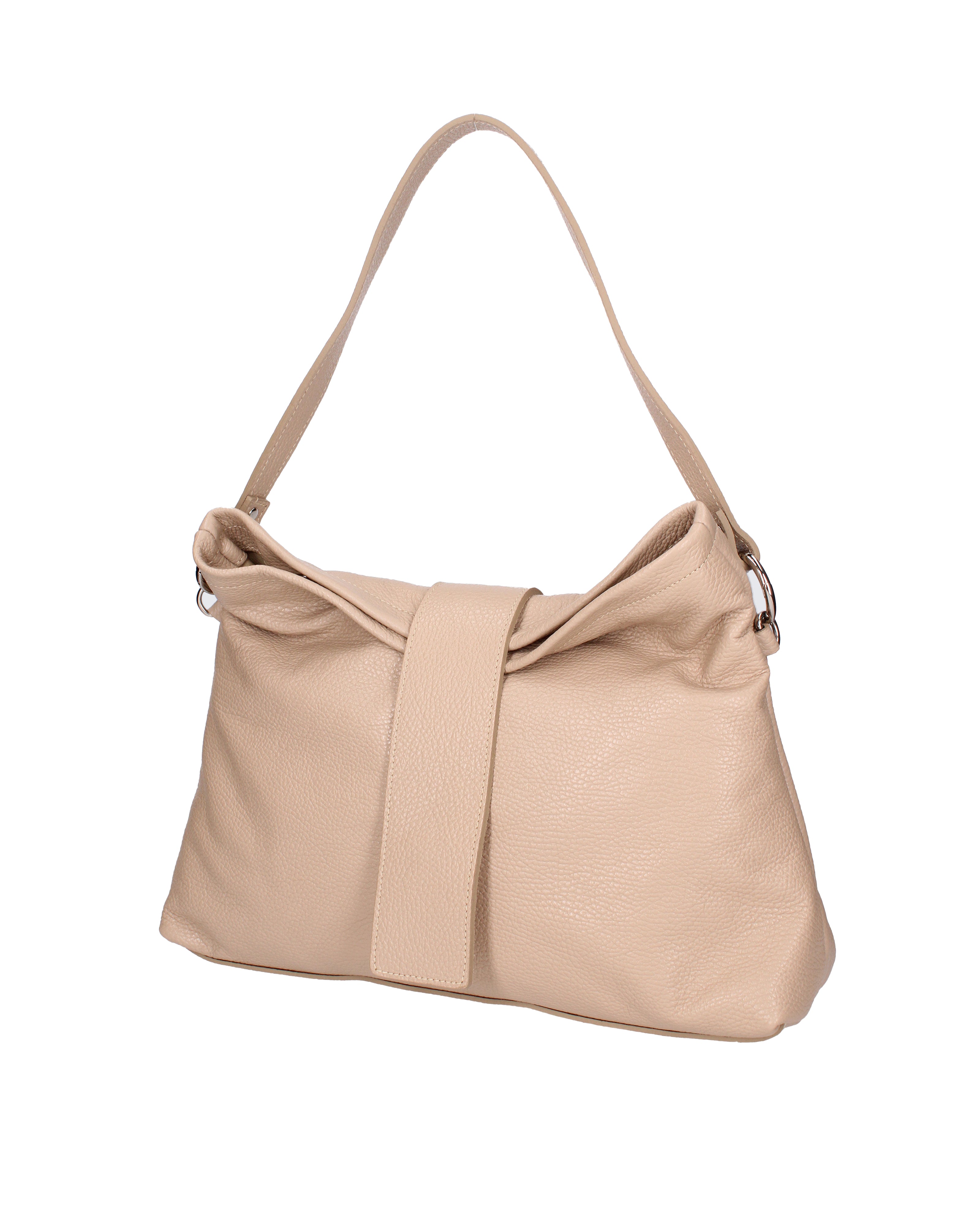 Grace Borsa a spalla da donna Vera pelle 07158-D05 CAPPUCCINO Viola Castellani