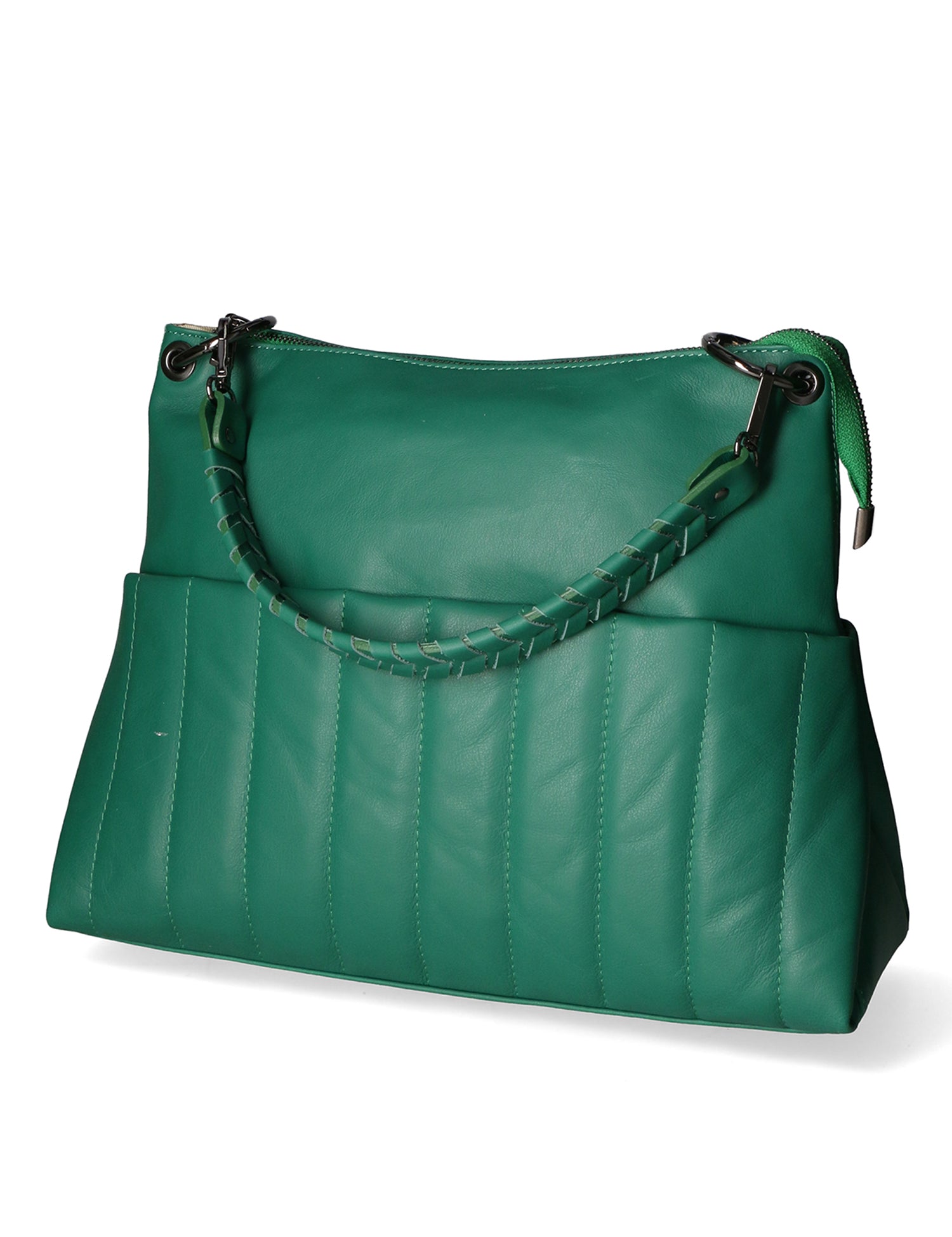 Lucrezia Borsa a mano da donna Vera Pelle 03920-S107 GIADA Gave Lux