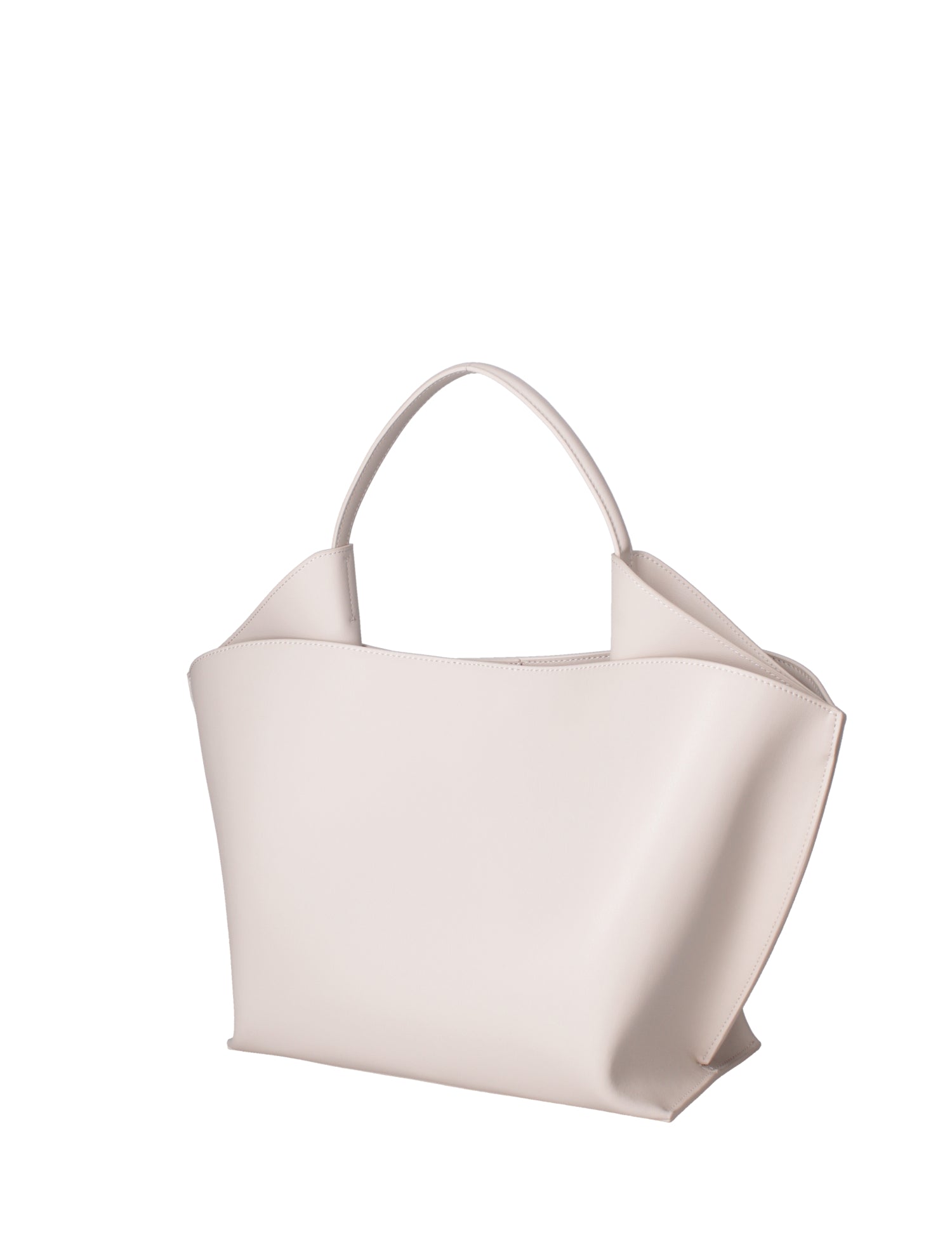 Borsa a mano da donna 100% pelle riciclata 07226-Latte Viola Castellani