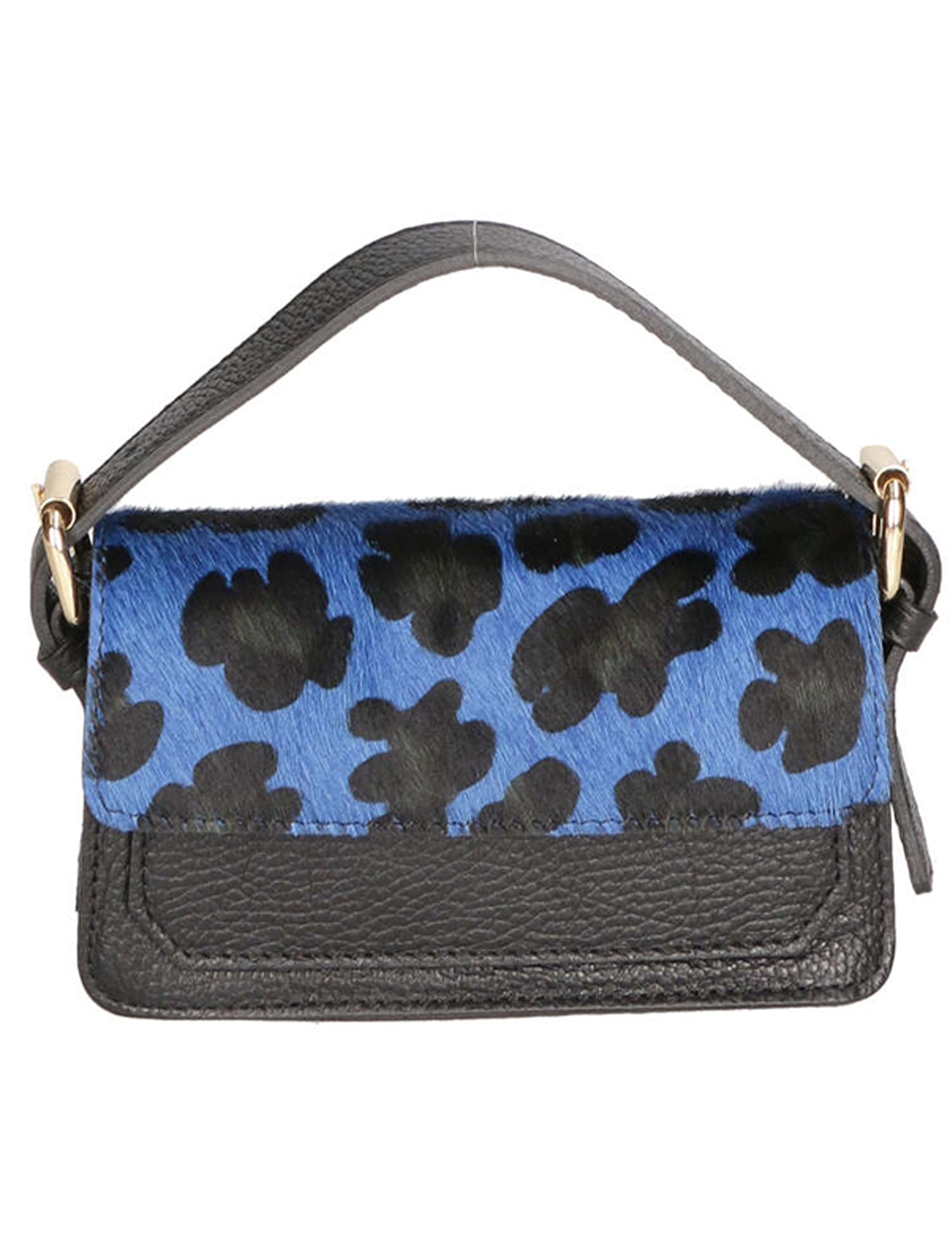 Aleide Borsa a mano da donna Vera pelle 04858-LEO G BLU Gave Lux