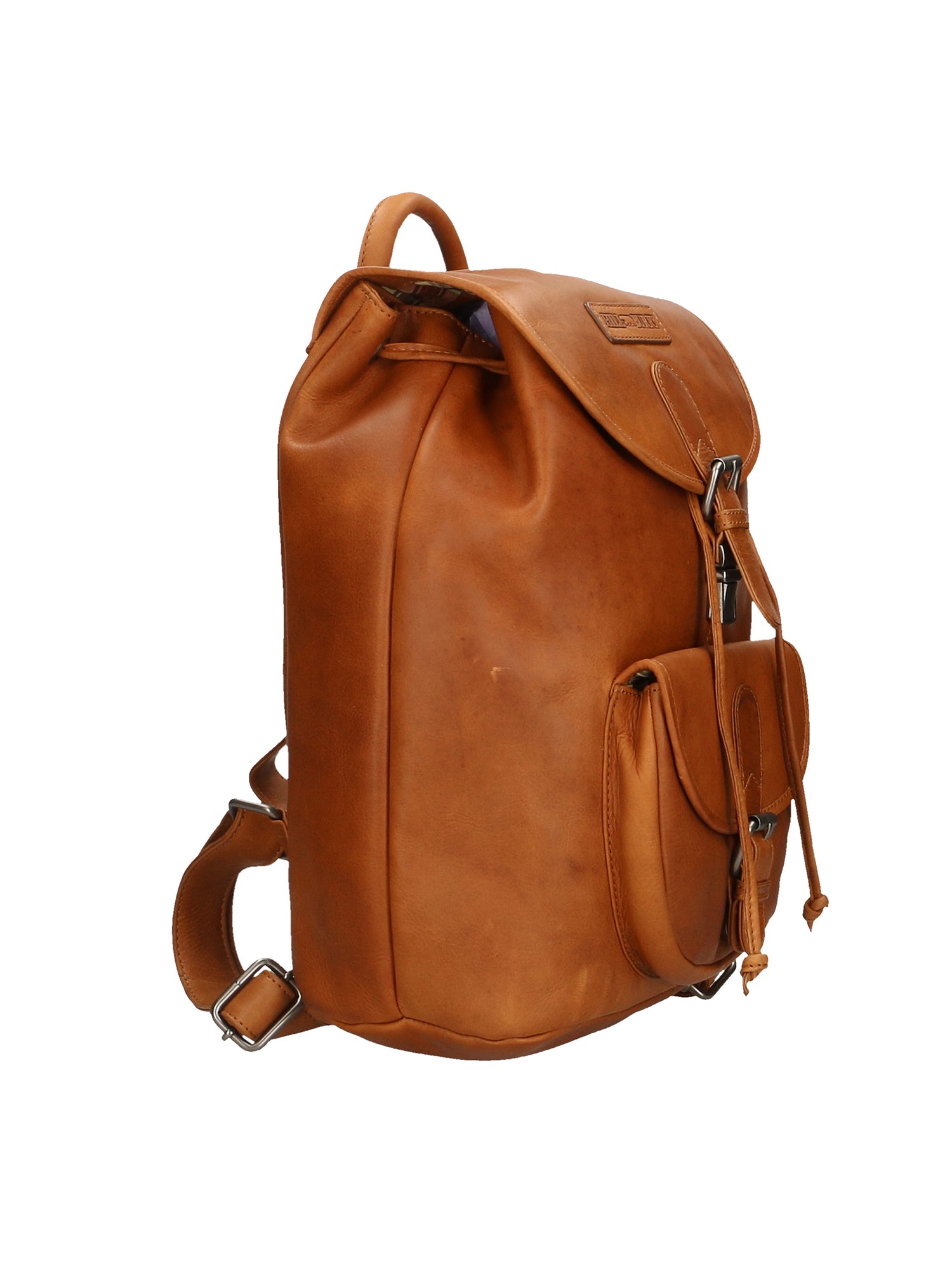 Borsa a tracolla da uomo 100% vera pelle HILB-3158-CUOIO Hill Burry