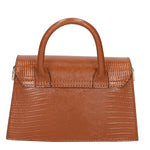 Ariel Borsa a mano da donna Vera pelle 05458-LU17 CUOIO COGNAC Gave Lux