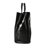 Borsa a mano da donna Pelle stampata cocco MYB-6028-FW-C28 NERO My Best Bag