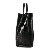 Borsa a mano da donna Pelle stampata cocco MYB-6028-FW-C28 NERO My Best Bag