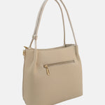 Borsa a Spalla in Pvc Verde Militare