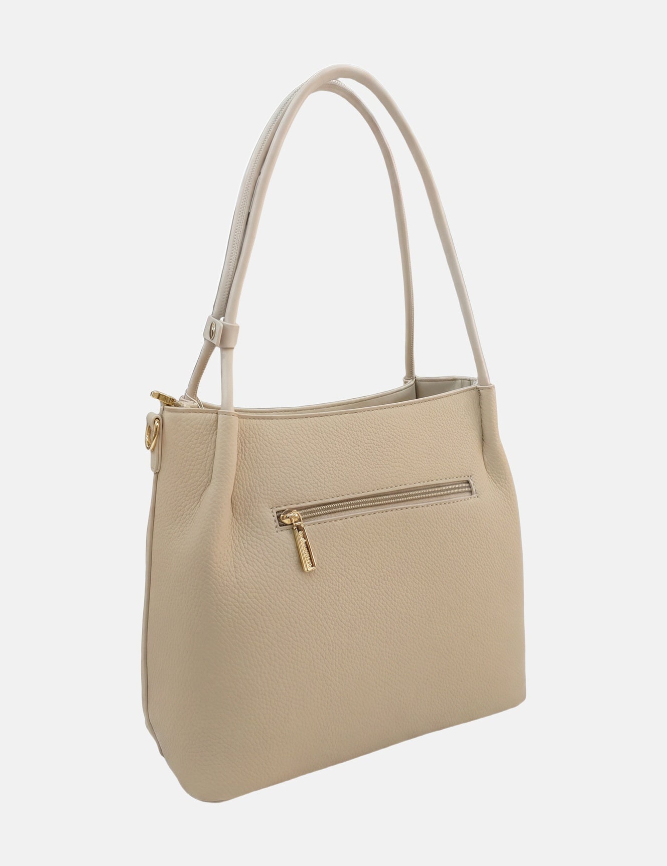 Borsa a Spalla in Pvc Verde Militare