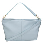 Ginevra Borsa a spalla da donna Vera pelle 05936-S92 CELESTE Gave Lux