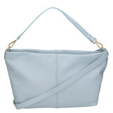 Ginevra Borsa a spalla da donna Vera pelle 05936-S92 CELESTE Gave Lux