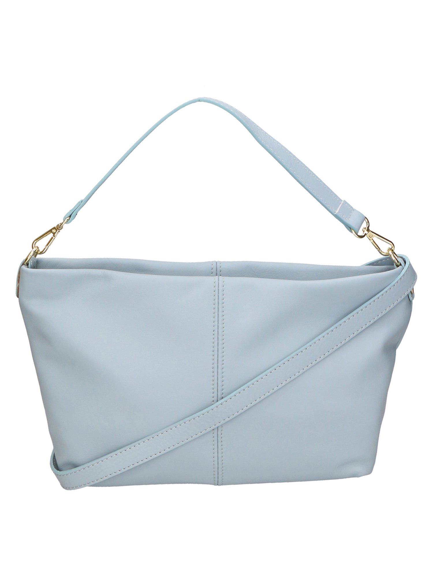 Ginevra Borsa a spalla da donna Vera pelle 05936-S92 CELESTE Gave Lux