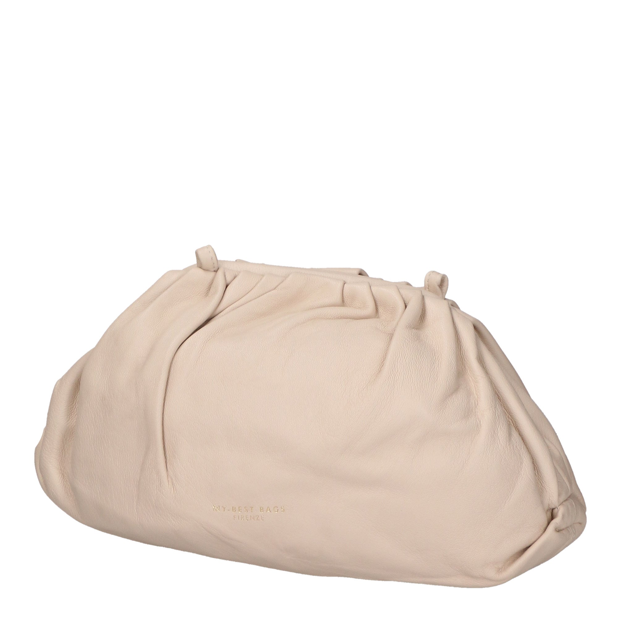 Borsa a mano da donna 100% pelle MYB-6018-FW-TAPIOCA 21 My Best Bag